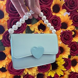 MINI HEARTS & PEARLY PURSE